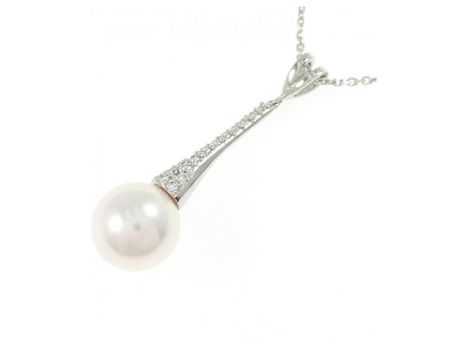 Autre Marque Collana di Perle Akoya Pt950/Pt850 Argento - vista 3