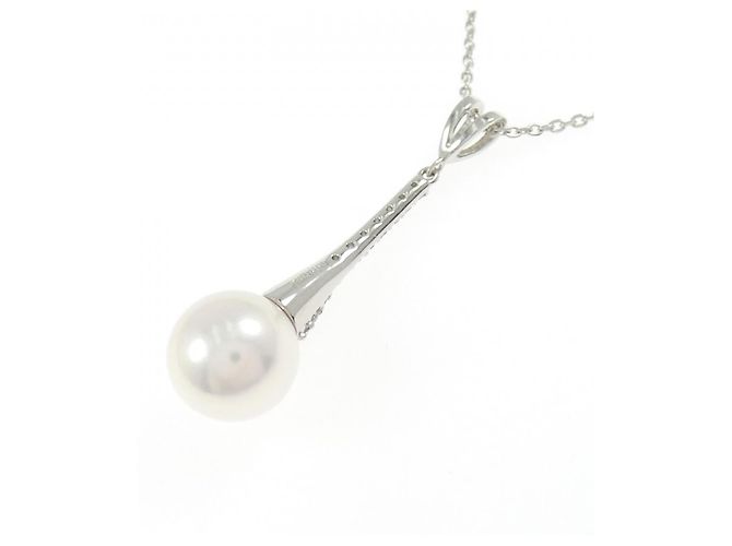 Autre Marque Collana di Perle Akoya Pt950/Pt850 Argento - vista 4