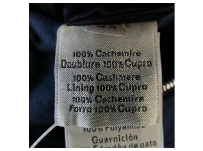 Hermès Chaqueta de cachemira Hermes Azul Azul marino - vista 3