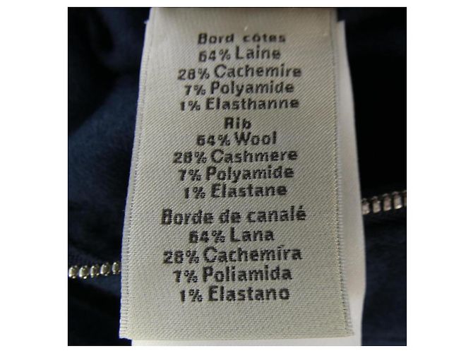 Hermès Chaqueta de cachemira Hermes Azul Azul marino - vista 5