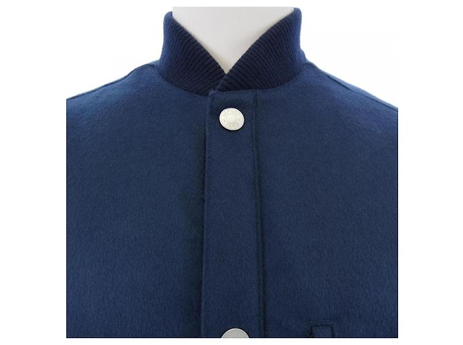Hermès Chaqueta de cachemira Hermes Azul Azul marino - vista 7