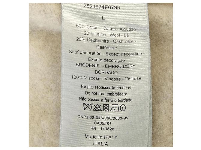 Dior Sweatshirt aus Kaschmir-Mischung Braun - Ansicht 3