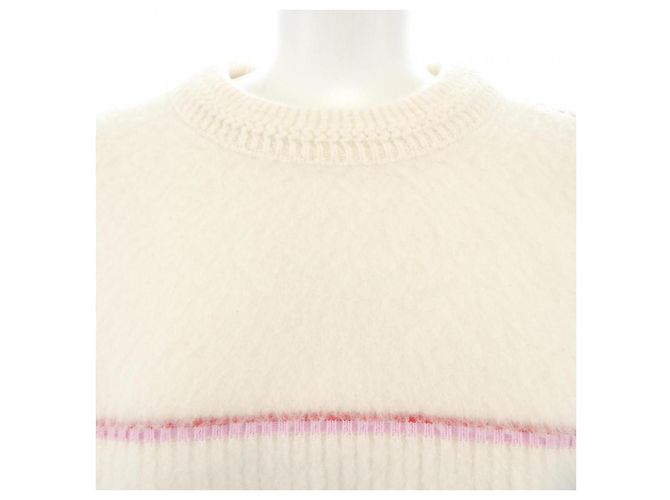 Chanel P70771K10247 Punto de cachemira Rosa Blanco Roja Azul marino - vista 6