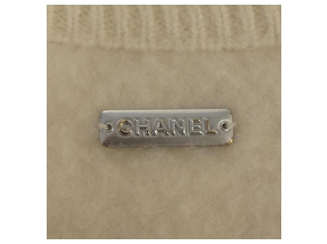 Chanel P70771K10247 Punto de cachemira Rosa Blanco Roja Azul marino - vista 8