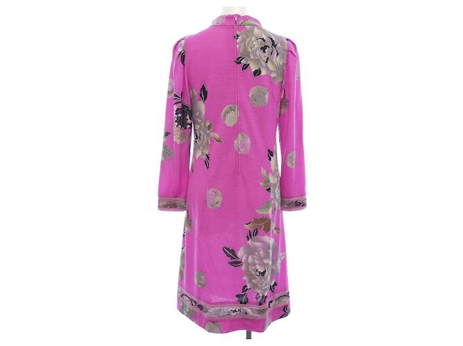 Autre Marque Leonard Modekleid Schwarz Pink Beige - Ansicht 2