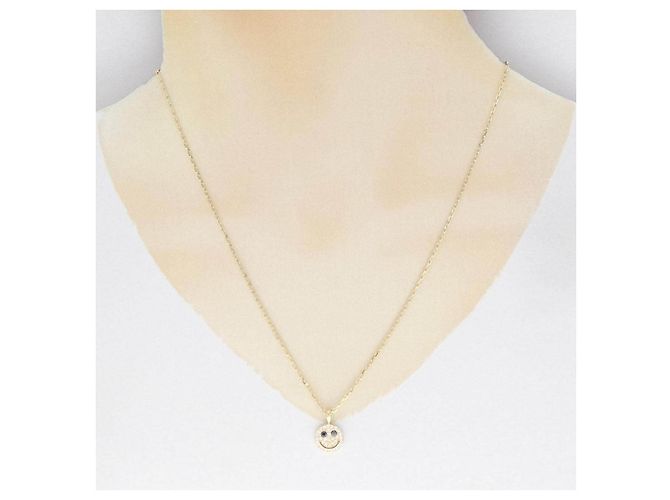 Autre Marque Collana Eye Funney in oro giallo 750 e diamanti D'oro - vista 6