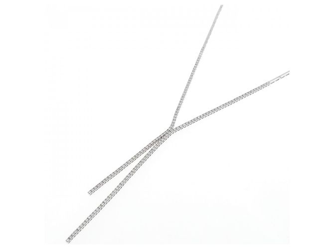 Autre Marque Collana in Au750 e Diamanti Argento - vista 2