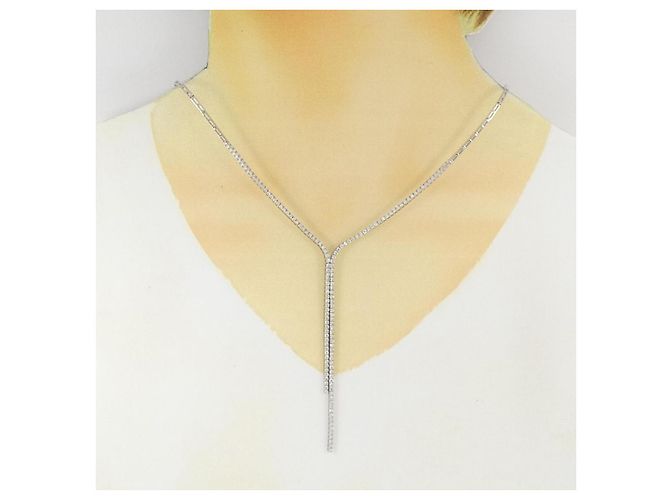 Autre Marque Collana in Au750 e Diamanti Argento - vista 6