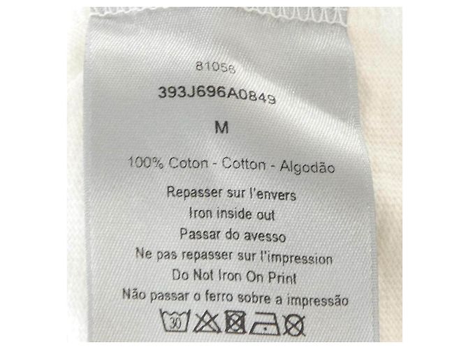 Camiseta de algodão Dior Branco - vista 3