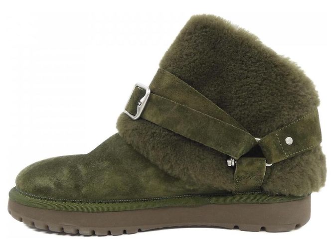Stivali Burberry Verde Cachi - vista 2