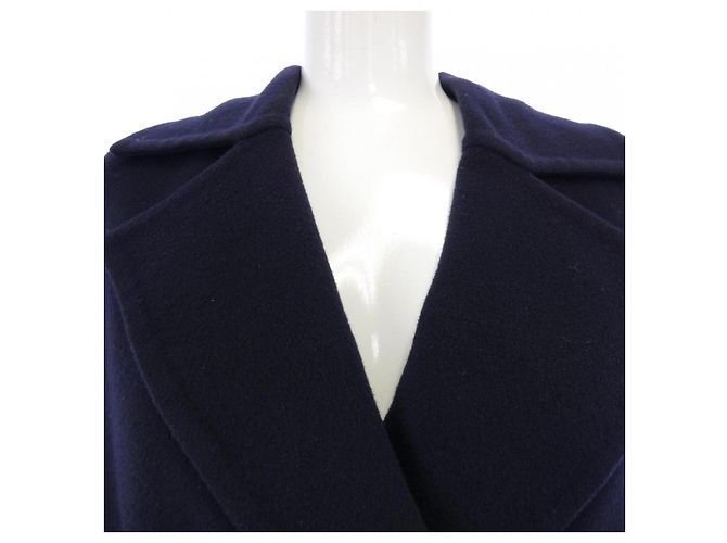 Céline Lange Celine Weste aus Kaschmir Blau Marineblau - Ansicht 5