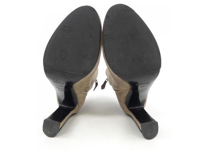 Hermès Hermes Lederstiefel Braun - Ansicht 4