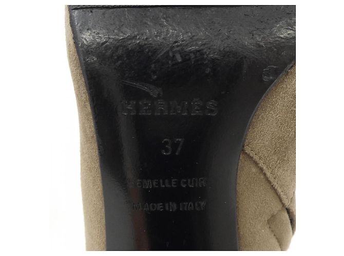 Hermès Hermes Lederstiefel Braun - Ansicht 6