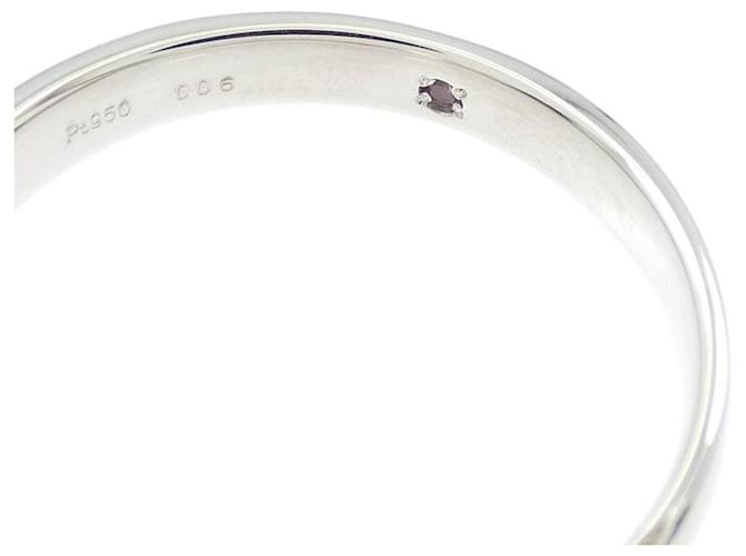 Autre Marque Pt950 Diamantring Silber - Ansicht 4