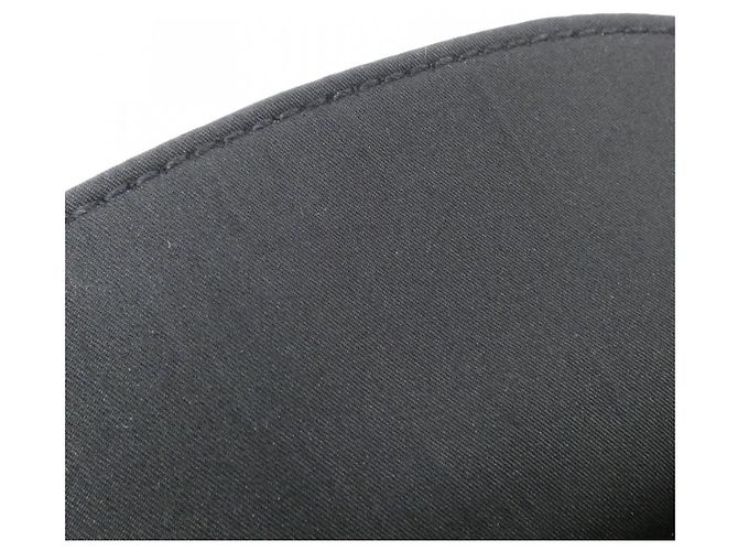 Bolso Christian Dior LADY DIOR MINI de nylon Negro Blanco - vista 9