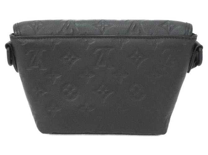 Borsa a tracolla Louis Vuitton Monogram Shadow Pulse Wearable Wallet in pelle di vitello Nero - vista 2