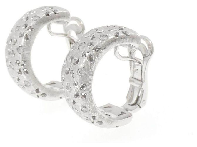 Autre Marque Orecchini Roberto Coin Au750 Diamond Bianco - vista 2