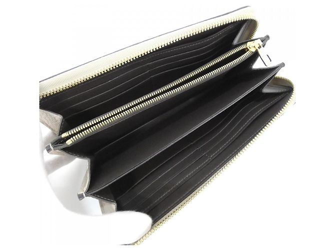 Cartera larga Comete en piel de becerro Louis Vuitton Castaño - vista 7