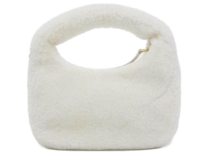 Borsa a tracolla Miu Miu MONTONE Bianco - vista 2