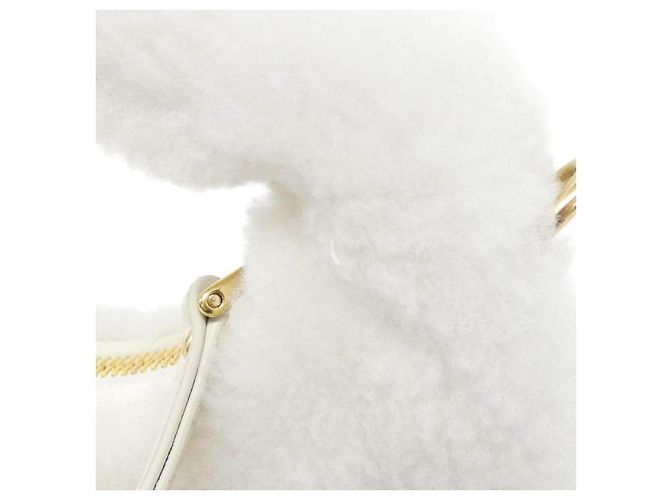 Borsa a tracolla Miu Miu MONTONE Bianco - vista 6