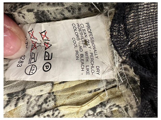 Pennyblack Falda Larga Plisada Estampada Beige Gris - vista 5