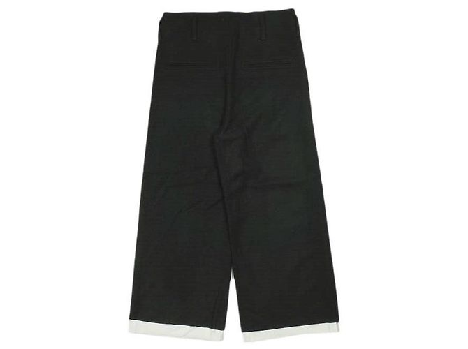 Autre Marque Pantalones anchos de lana Omar Afridi Negro - vista 2