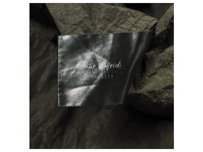 Autre Marque Abrigo con capucha de nailon ripstop Omar Afridi Castaño - vista 10