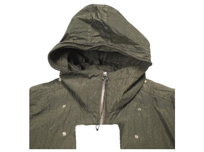 Autre Marque Abrigo con capucha de nailon ripstop Omar Afridi Castaño - vista 5