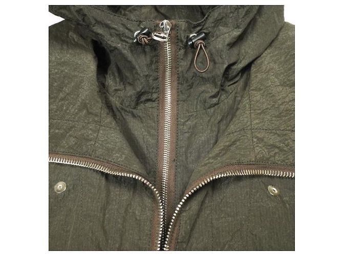Autre Marque Abrigo con capucha de nailon ripstop Omar Afridi Castaño - vista 6