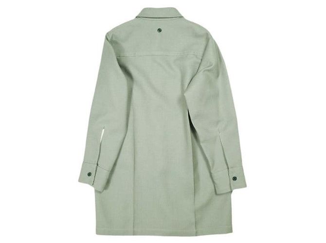 Autre Marque Omar Afridi CAMICIA OVER IN TWILL DI COTONE Camicia lunga Verde - vista 2