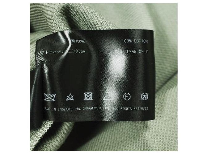 Autre Marque Sovracamicia Omar Afridi in twill di cotone Verde - vista 9