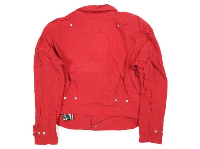 Autre Marque Chaqueta de vuelo en nylon Ripstop Omar Afridi Roja - vista 2