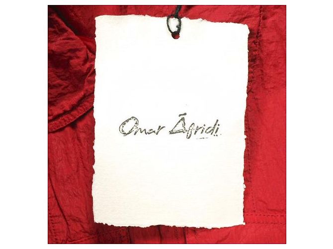 Autre Marque Chaqueta de vuelo en nylon Ripstop Omar Afridi Roja - vista 3