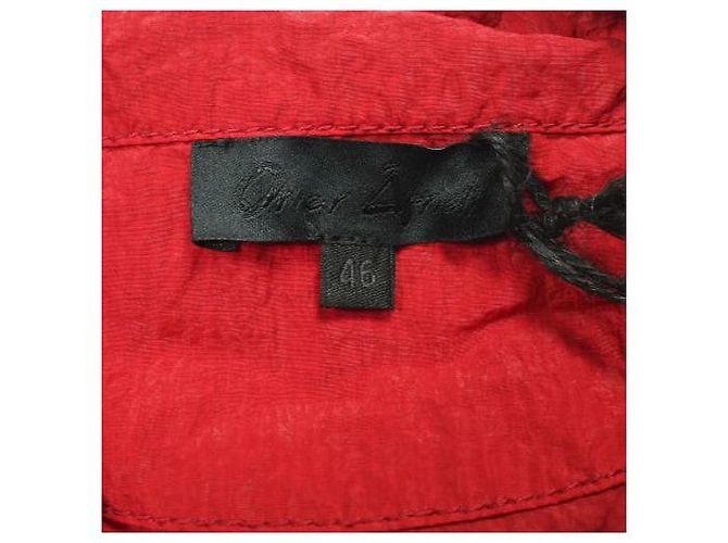Autre Marque Chaqueta de vuelo en nylon Ripstop Omar Afridi Roja - vista 7