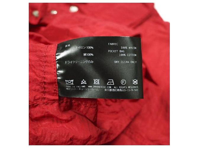 Autre Marque Chaqueta de vuelo en nylon Ripstop Omar Afridi Roja - vista 8