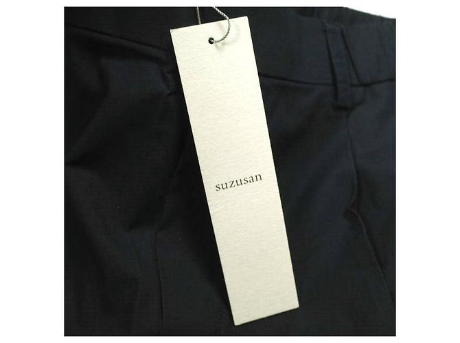 Autre Marque Pantalón suzusan Tapered Easy Pants Cotton Pants Azul Azul marino - vista 3