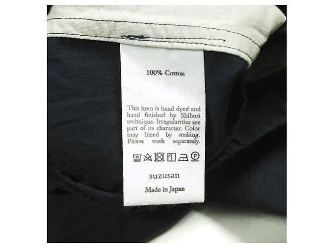 Autre Marque Pantalón suzusan Tapered Easy Pants Cotton Pants Azul Azul marino - vista 8
