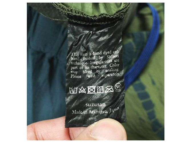Autre Marque Suzusan Hose aus recyceltem Ripstop-Nylon Blau - Ansicht 9
