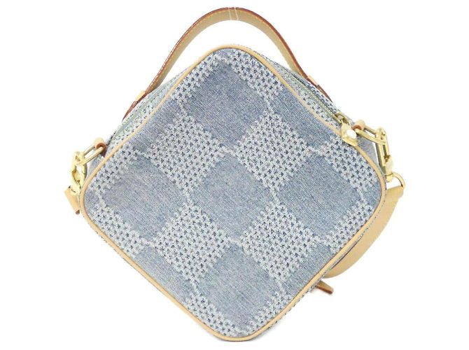 Louis Vuitton Damier Denim 3D Chess Messenger Bag Blau - Ansicht 2