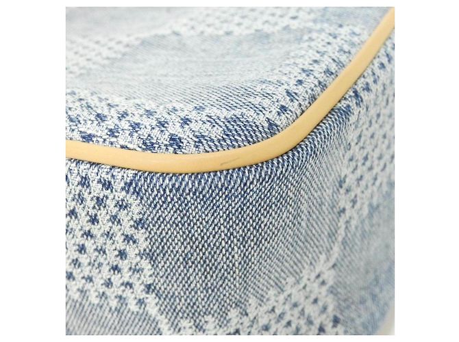 Louis Vuitton Damier Denim 3D Chess Messenger Bag Blau - Ansicht 3