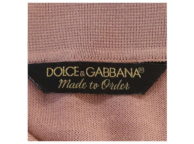 Dolce & Gabbana Polo en soie Dolce&Gabbana Rose - vue 4