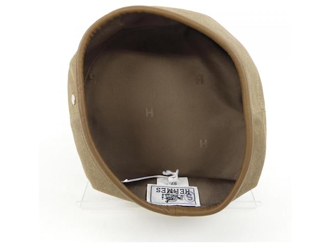 Hermès Hermes Clou de Selle Denim Cap Braun - Ansicht 5