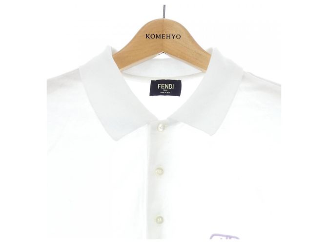 Polo de algodón FENDI Blanco - vista 5