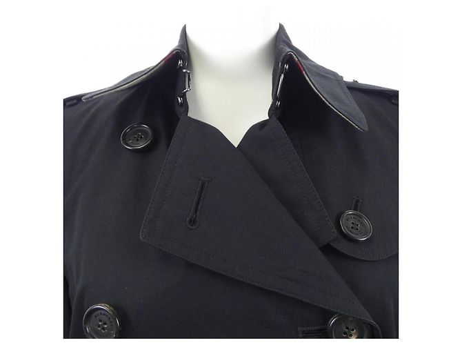 Gabardina Burberry London Negro - vista 5