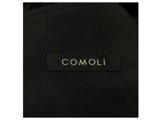 Autre Marque Comoli Wool Coat Black - view 4