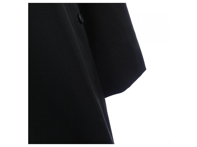 Autre Marque Comoli Wool Coat Black - view 6