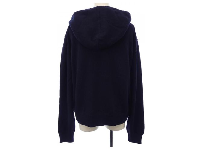 Maison Martin Margiela Felpa con cappuccio in misto cashmere Maison Margiela Blu Blu navy - vista 2