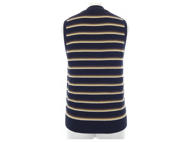 Louis Vuitton Strickweste Braun Schwarz Beige - Ansicht 2