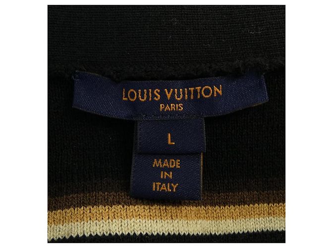 Louis Vuitton Strickweste Braun Schwarz Beige - Ansicht 5