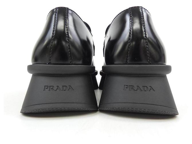 Prada RE-EDITION Kalbsleder Schuhe Schwarz - Ansicht 5